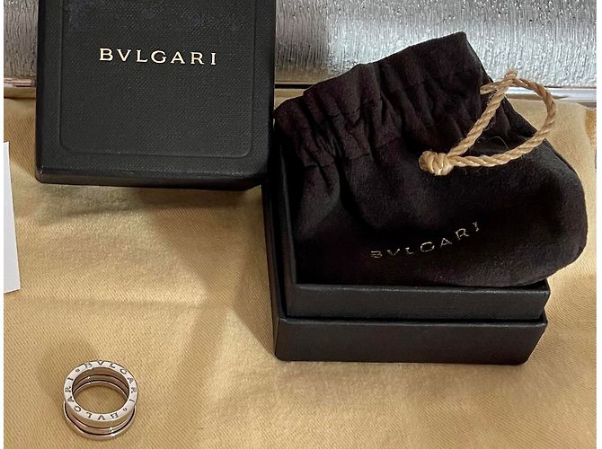 Bulgari Anello Bvlgari b.Zero 1 ORO BIANCO Argento - vista 2