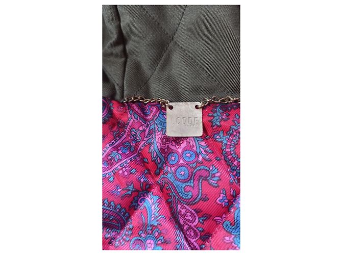 Parka acolchada Ikks Khaki Algodón Talla 40 Caqui - vista 5
