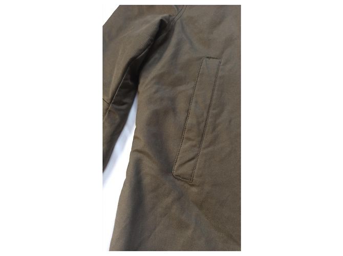 Parka acolchada Ikks Khaki Algodón Talla 40 Caqui - vista 7
