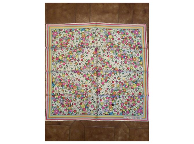 Louis Vuitton Foulard in seta multicolore 70x70cm - vista 2