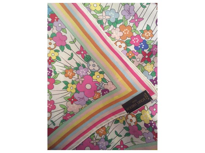 Louis Vuitton Foulard in seta multicolore 70x70cm - vista 3