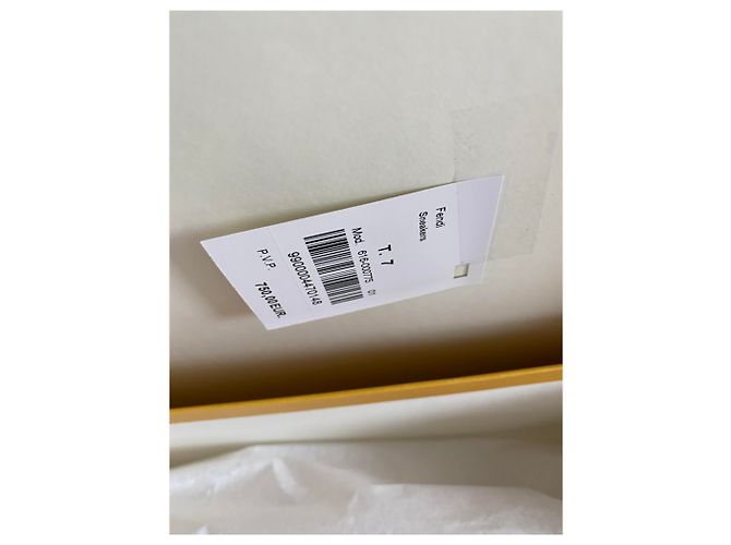 Fendi Sneaker aus Leder weiß - Ansicht 9