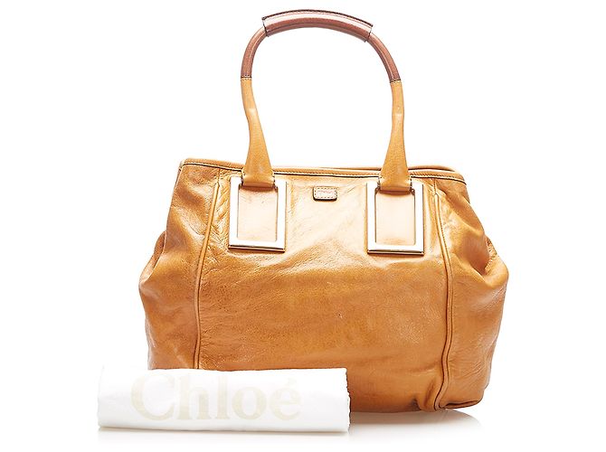 Chloé Chloe Brown Ethel Leder Einkaufstasche - Ansicht 11