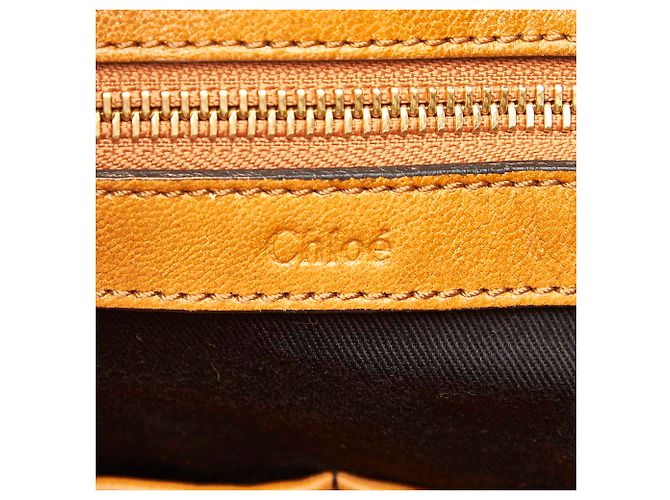 Chloé Chloe Brown Ethel Leder Einkaufstasche - Ansicht 6