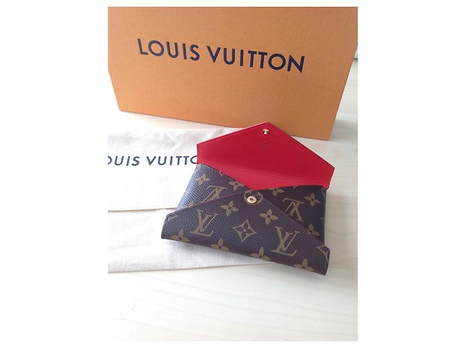 Pochette Louis Vuitton Marrone in Tela - vista 2