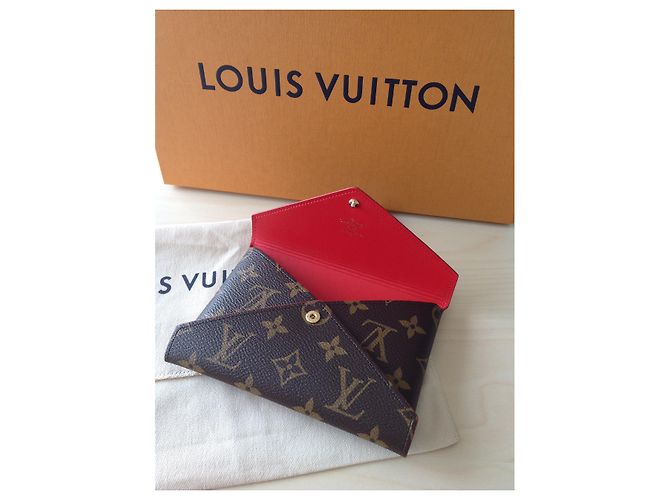 Pochette Louis Vuitton Marrone in Tela - vista 7