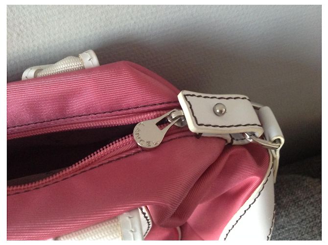Borsa Lancel Rosa in Tela - vista 7