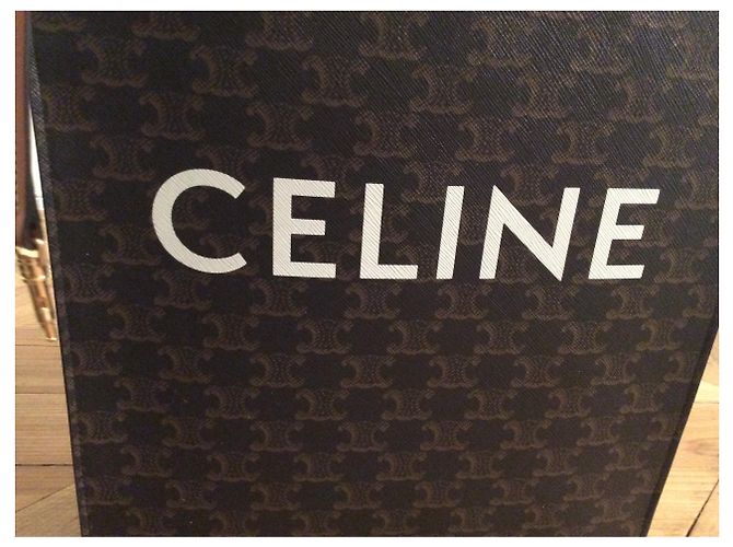 Céline Triomphe Canvas Shopper Caramel Karamell - Ansicht 5