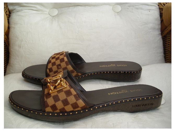 Louis Vuitton Maultiere Braun - Ansicht 2