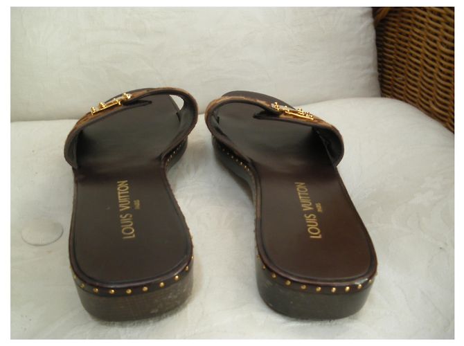 Louis Vuitton Maultiere Braun - Ansicht 4