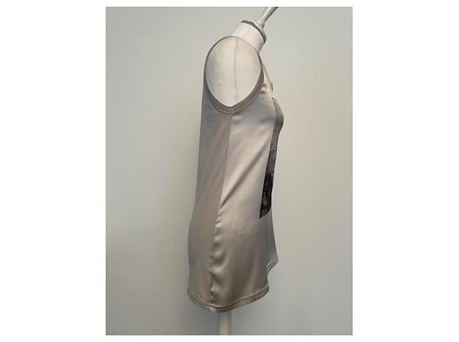 Top D&G Grigio in Seta e Cotone - vista 5