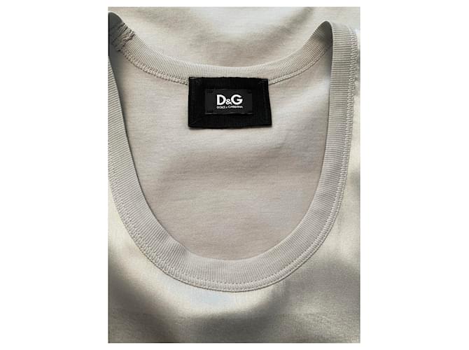 Top D&G Grigio in Seta e Cotone - vista 6