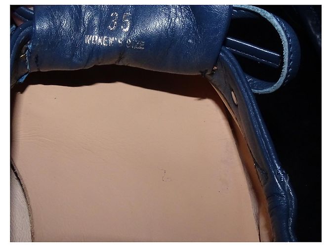 SNIKERS BASSE SCRUNCH IN PELLE CON LACCI TOD'S Blu - vista 4