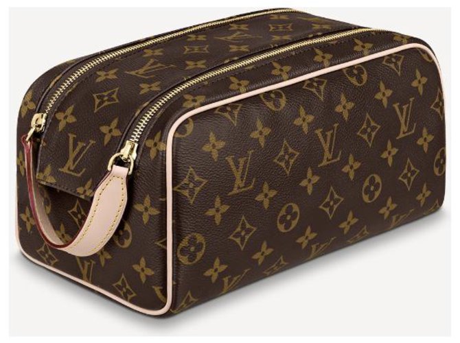 Louis Vuitton WC monogramma LV dopp Marrone - vista 3
