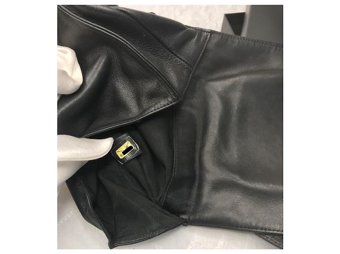 Chanel Einzigartige Sammlertasche Schwarz - Ansicht 14