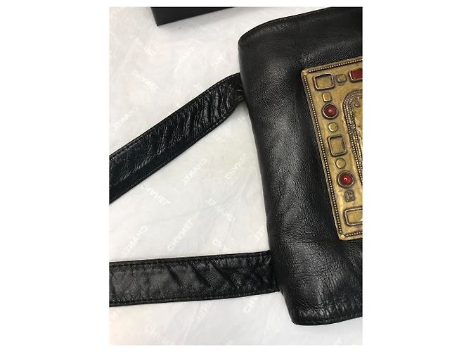Chanel Einzigartige Sammlertasche Schwarz - Ansicht 18
