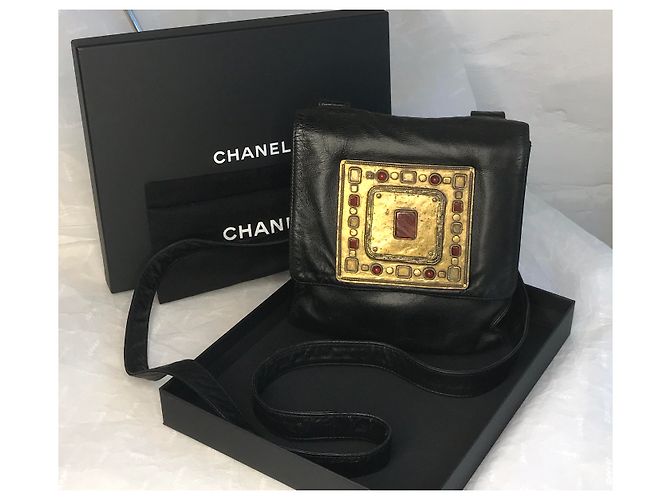Chanel Einzigartige Sammlertasche Schwarz - Ansicht 2