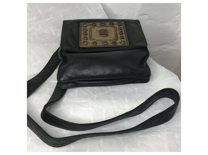 Chanel Einzigartige Sammlertasche Schwarz - Ansicht 5