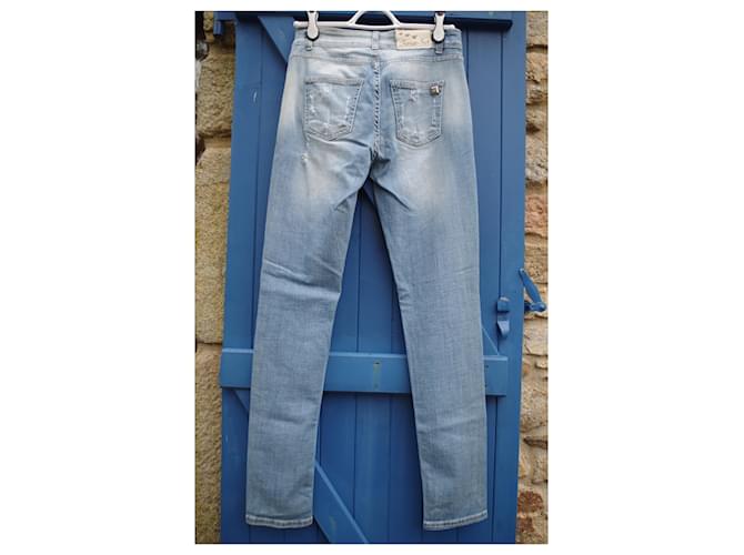 Vaqueros Twin Set Azul Claro Algodón - vista 5