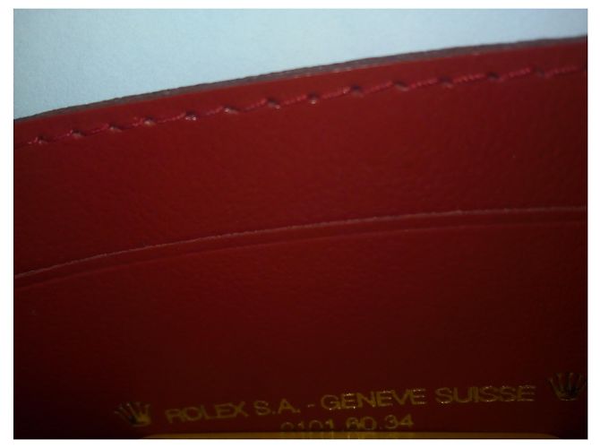 ROLEX ORIGINAL RED LEATHER CARD HOLDER . Code: 101.60.34 - view 8