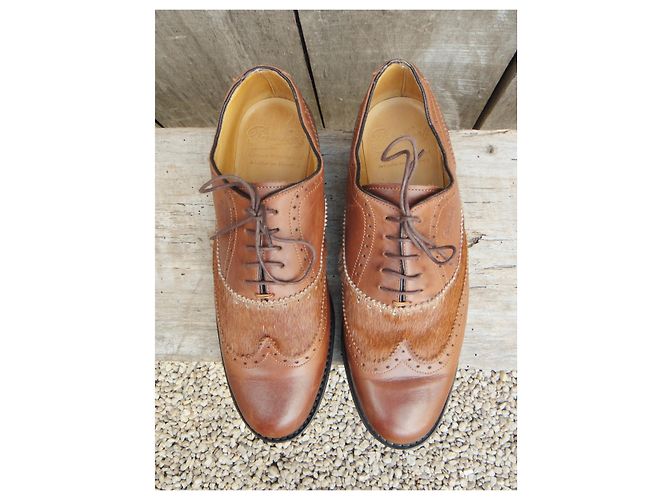 richelieu Paraboot p 37 Nuova Condizione Marrone chiaro - vista 4