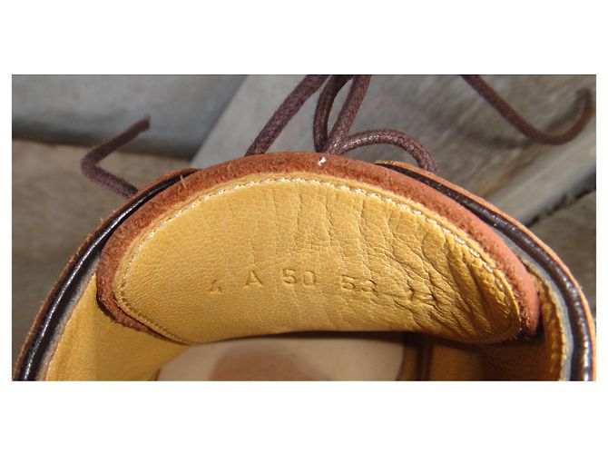 richelieu Paraboot p 37 Nuova Condizione Marrone chiaro - vista 9