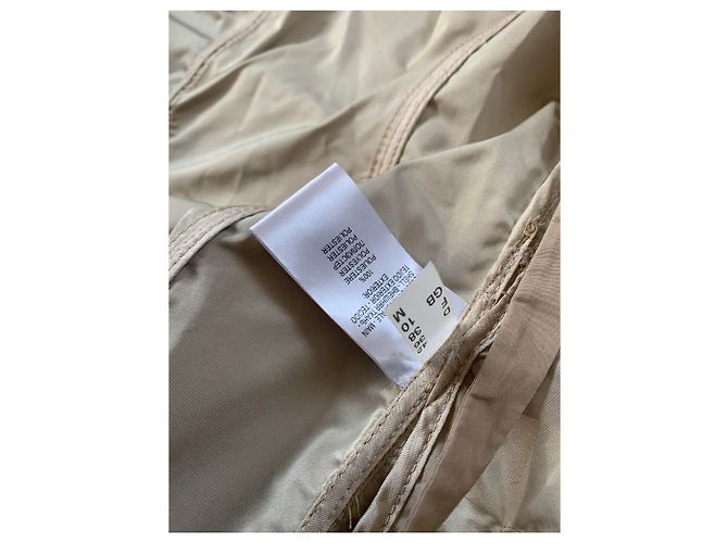 Abrigo Slim ROCCOBAROCCO Marrón Dorado Poliéster Talla M Castaño - vista 2