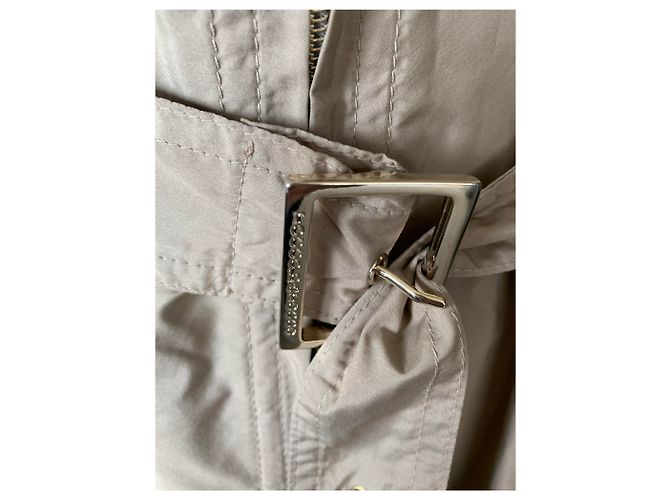 Abrigo Slim ROCCOBAROCCO Marrón Dorado Poliéster Talla M Castaño - vista 7
