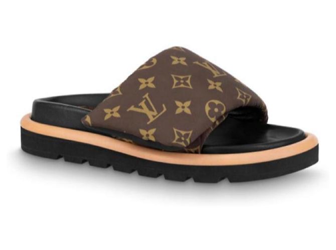 Louis Vuitton Muli LV nuovi Marrone - vista 2