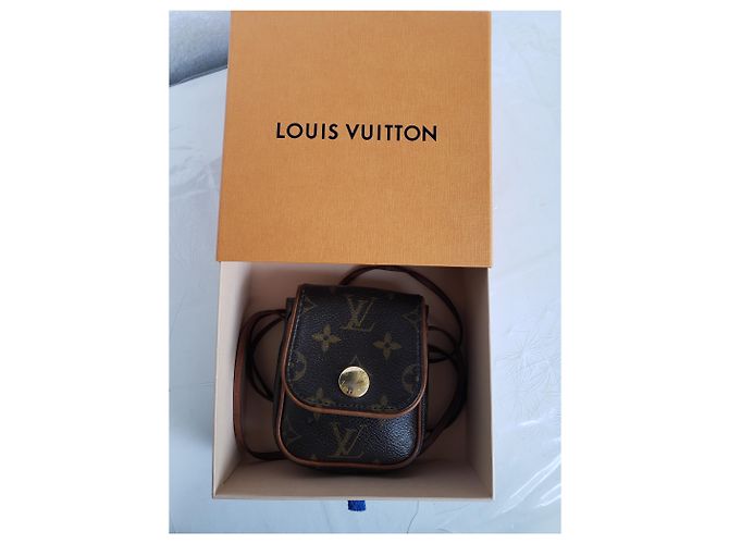 Louis Vuitton Cancun Mini Borsa a Tracolla Marrone Pelle - vista 2
