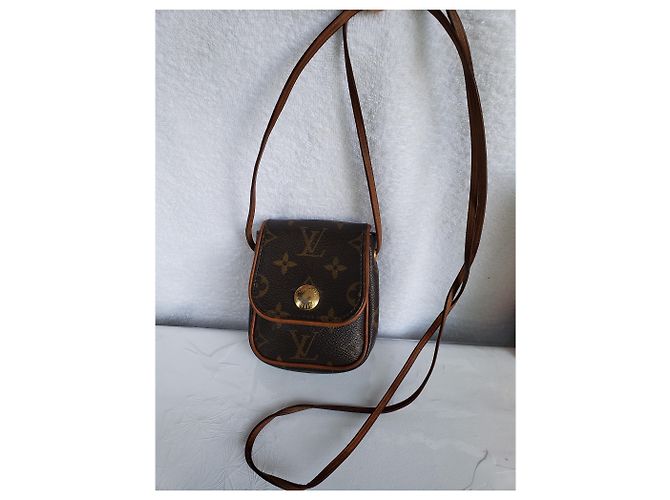 Louis Vuitton Cancun Mini Borsa a Tracolla Marrone Pelle - vista 6