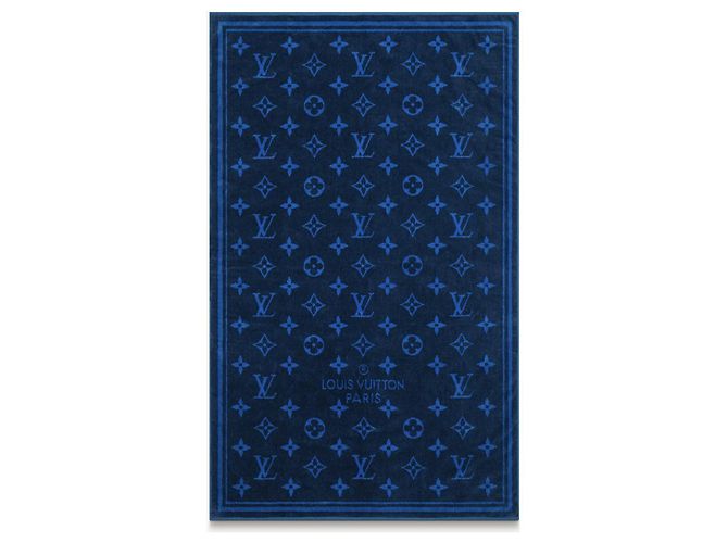 Louis Vuitton Serviette de plage LV neuve Bleu - vue 2
