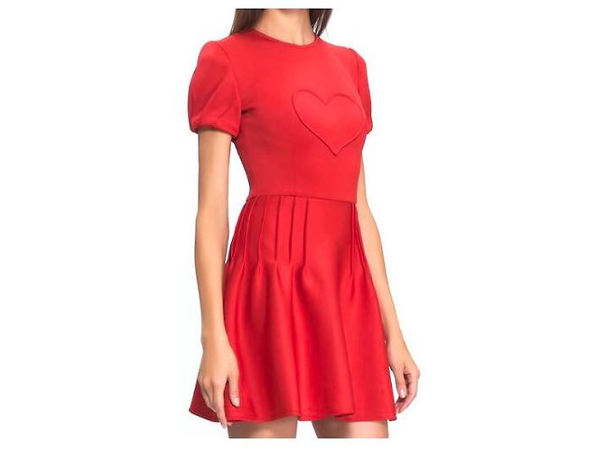 Autre Marque Rotes Jersey Kleid - Ansicht 2