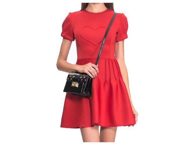 Autre Marque Rotes Jersey Kleid - Ansicht 4