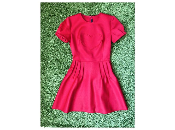 Autre Marque Rotes Jersey Kleid - Ansicht 6