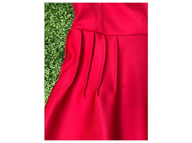 Autre Marque Rotes Jersey Kleid - Ansicht 8