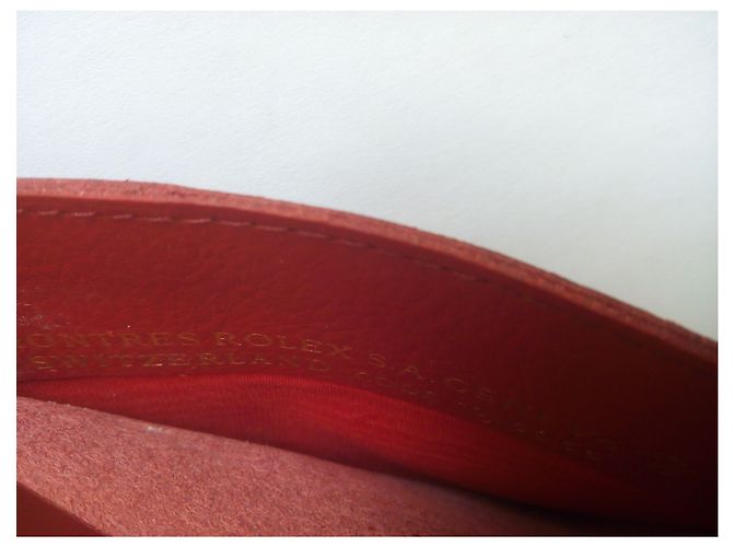 ROLEX ORIGINAL RED LEATHER CARD HOLDER . Code: 101.60.55 - view 7