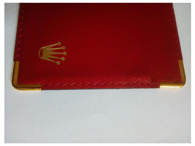 ROLEX ORIGINAL RED LEDER KARTENHALTER . Code: 101.60.05 - Ansicht 4