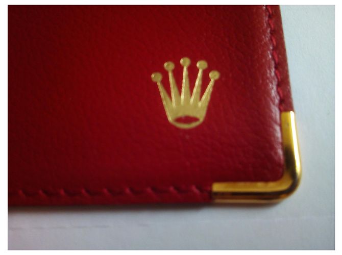 ROLEX ORIGINAL RED LEDER KARTENHALTER . Code: 101.60.05 - Ansicht 6