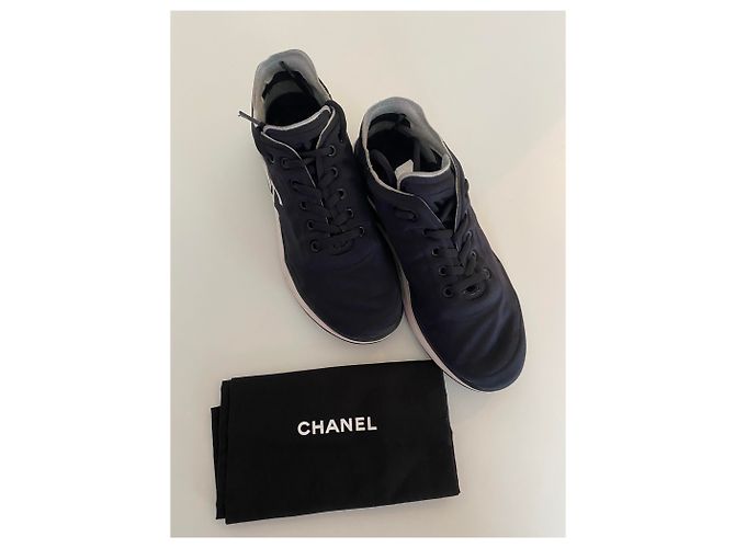 Sneakers Chanel Nero Bianco - vista 5