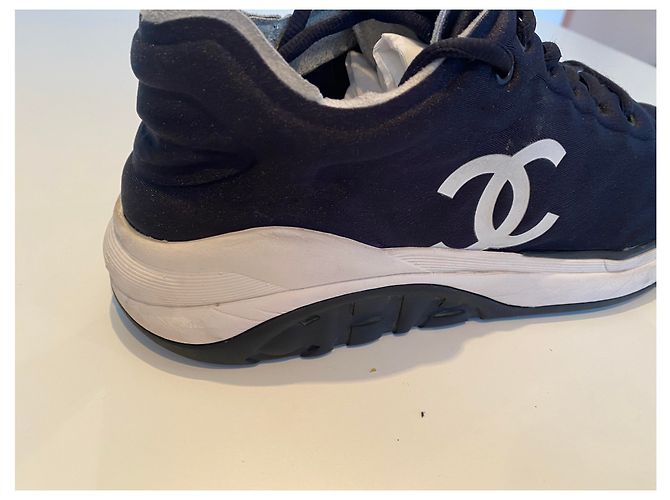 Sneakers Chanel Nero Bianco - vista 8