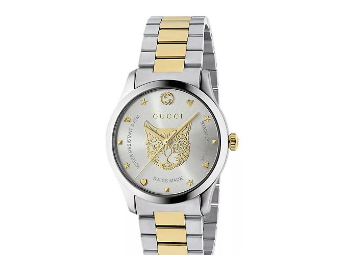 Reloj Gucci de metal dorado - vista 4
