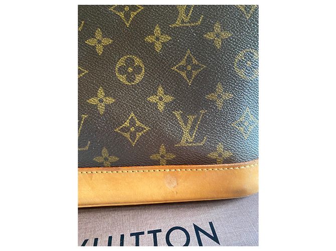 Borsa Louis Vuitton Alma MM Monogram Canvas Marrone - vista 3