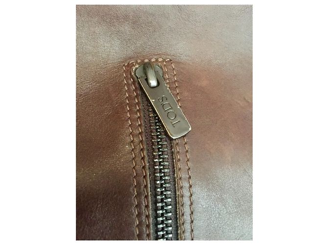 Botas de montar Tod's de piel marrón Castaño - vista 3