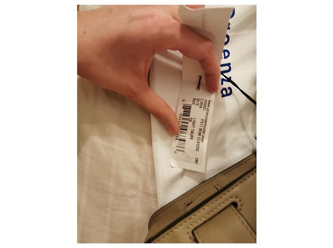 Borsa a mano Proenza Schouler PS11 Mini Beige in pelle d'agnello - vista 11