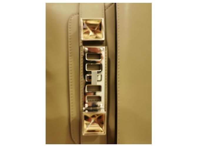 Borsa a mano Proenza Schouler PS11 Mini Beige in pelle d'agnello - vista 12