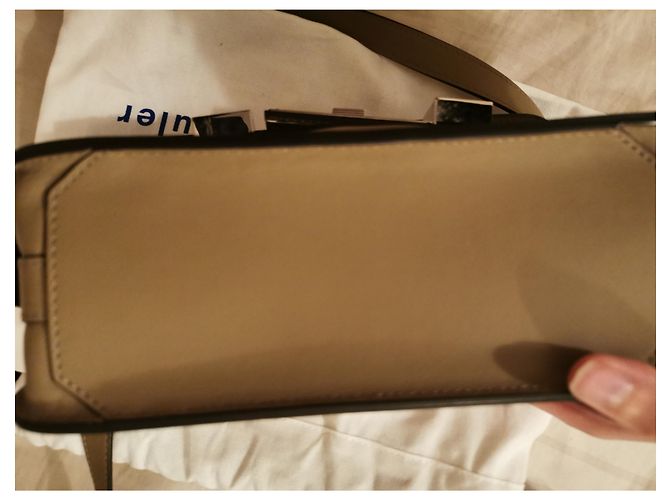 Borsa a mano Proenza Schouler PS11 Mini Beige in pelle d'agnello - vista 8