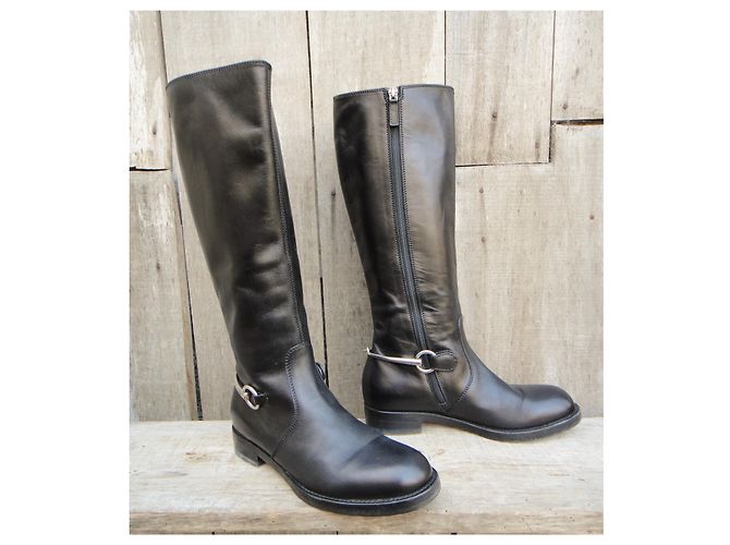 Botas de montar Gucci p 38,5 Negro - vista 2