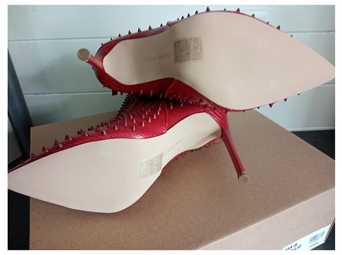 Stivaletti Steve Madden Rossi in Ecopelle Rosso - vista 4