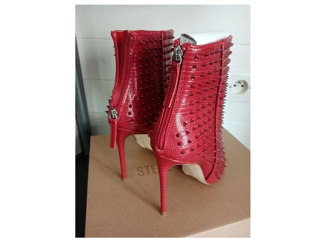 Stivaletti Steve Madden Rossi in Ecopelle Rosso - vista 5